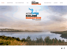 Tablet Screenshot of kieldermarathon.com